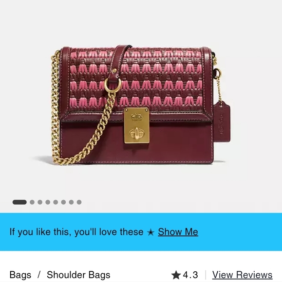 Coach Handbags - COACH Woven Hutton Shoulder Bag